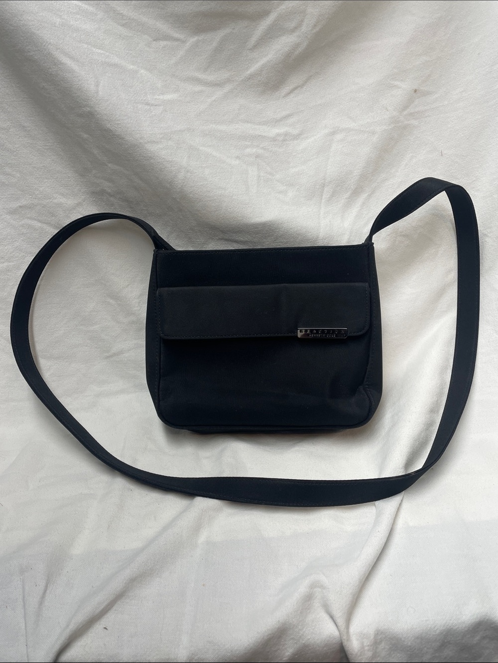 Kenneth Cole Reaction Black Crossbody Messenger Bag